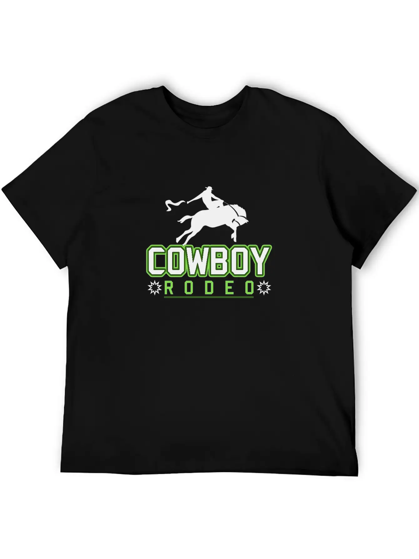 Cowboy Rodeo Rider Horse Basic Graphic T-Shirt – Daily Comfort In Soft Cotton
