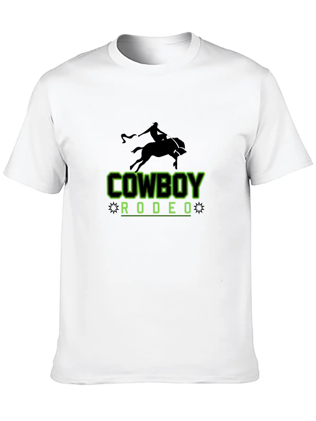 Cowboy Rodeo Rider Horse Basic Graphic T-Shirt – Daily Comfort In Soft Cotton