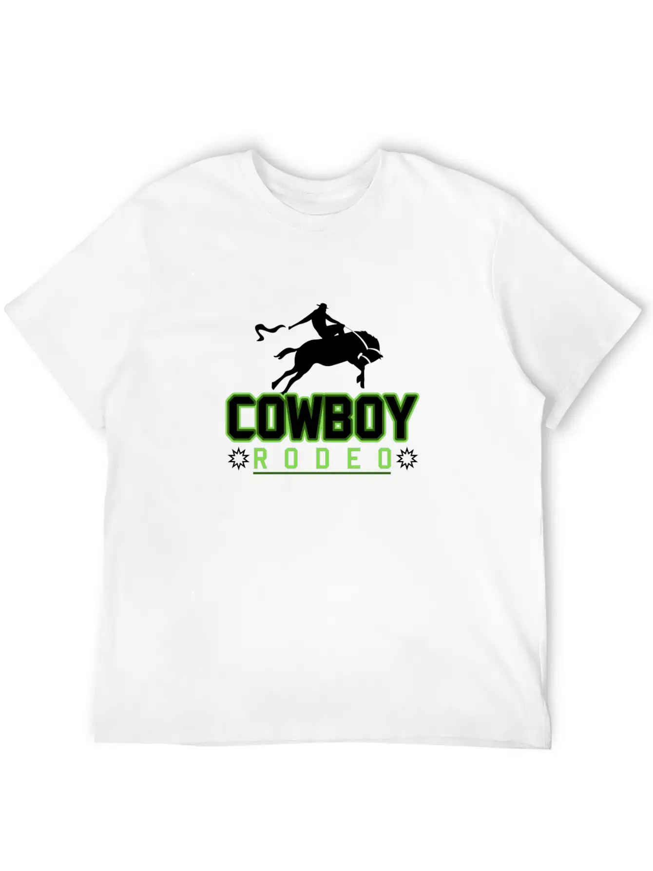 Cowboy Rodeo Rider Horse Basic Graphic T-Shirt – Daily Comfort In Soft Cotton