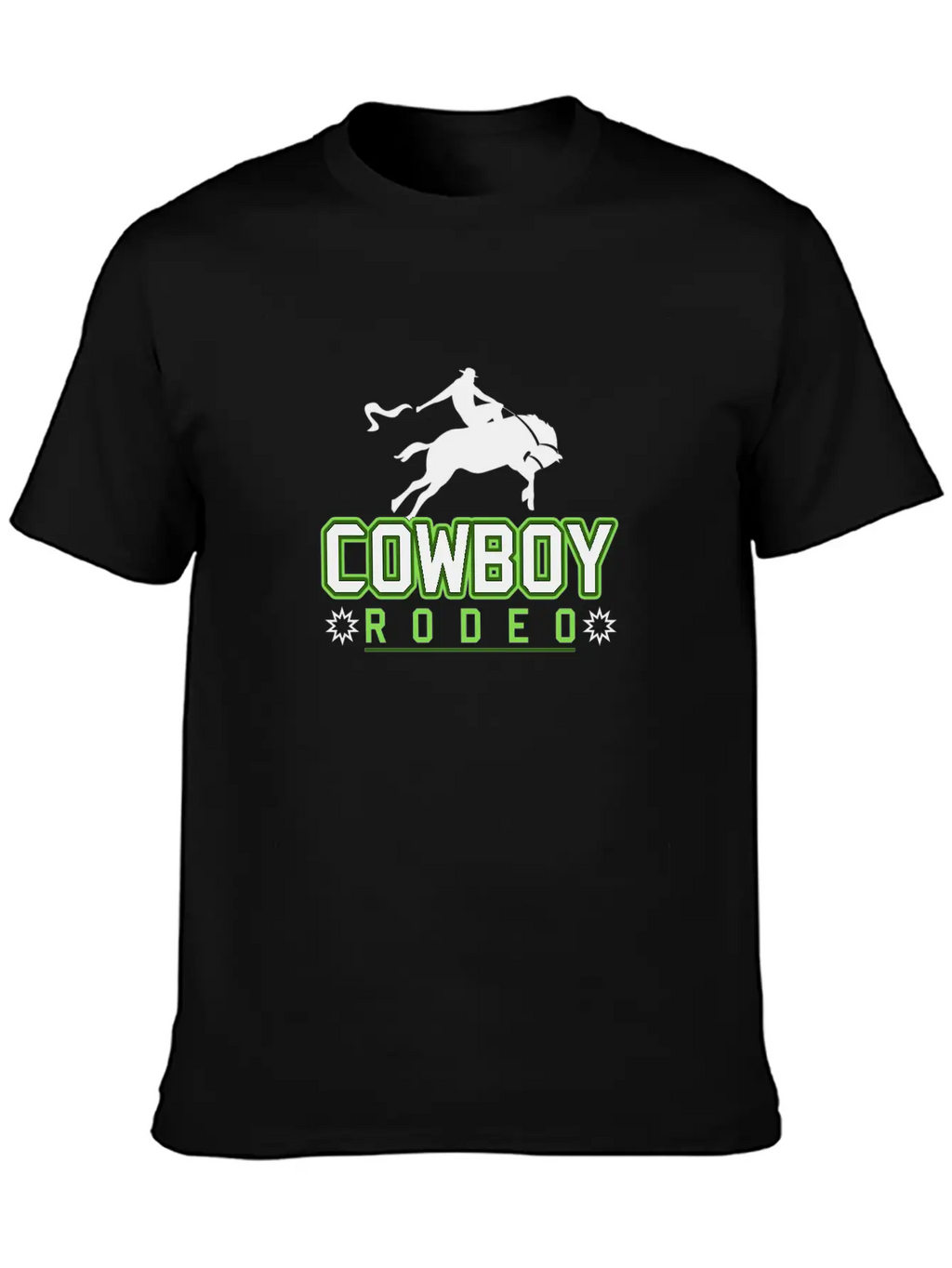 Cowboy Rodeo Rider Horse Basic Graphic T-Shirt – Daily Comfort In Soft Cotton