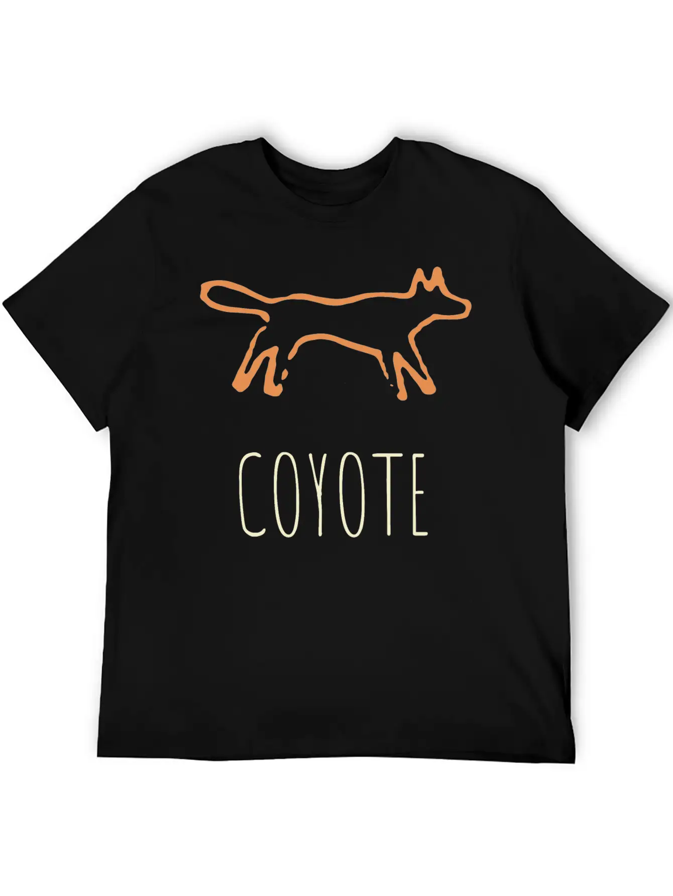 Coyote - Shamanic Sioux Totem For Protection Classic Cotton Tee – Unisex Comfort For Any Season