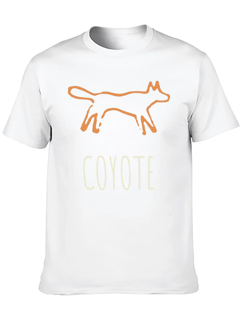 Coyote - Shamanic Sioux Totem For Protection Classic Cotton Tee – Unisex Comfort For Any Season