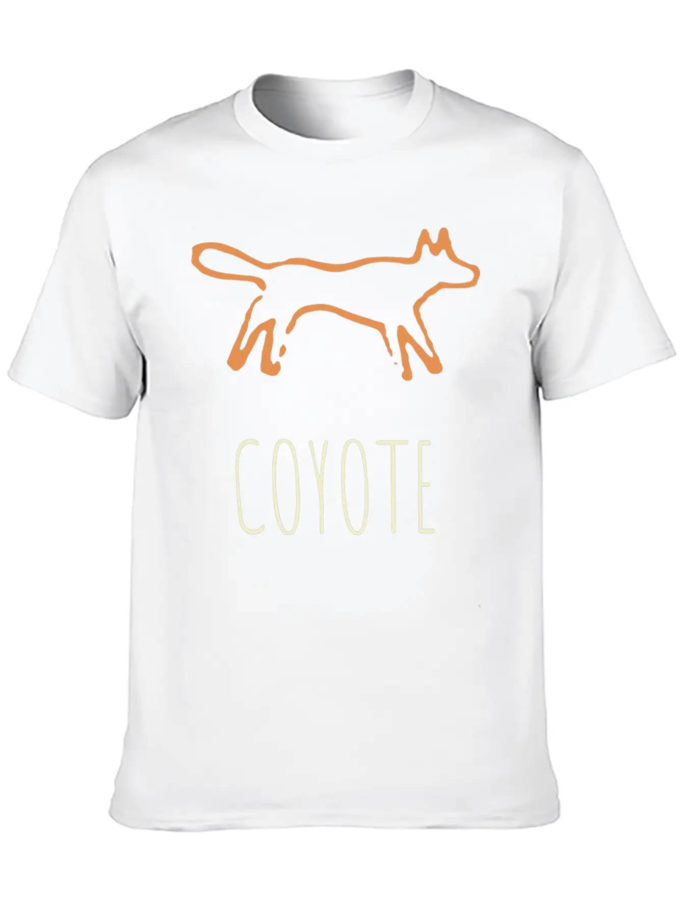 Coyote - Shamanic Sioux Totem For Protection Classic Cotton Tee – Unisex Comfort For Any Season
