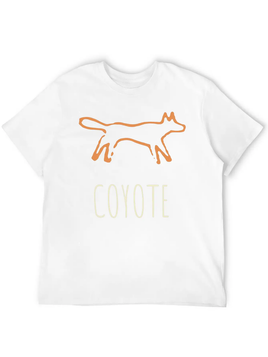 Coyote - Shamanic Sioux Totem For Protection Classic Cotton Tee – Unisex Comfort For Any Season