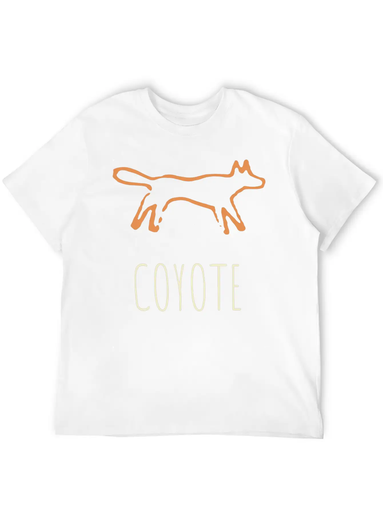 Coyote - Shamanic Sioux Totem For Protection Classic Cotton Tee – Unisex Comfort For Any Season