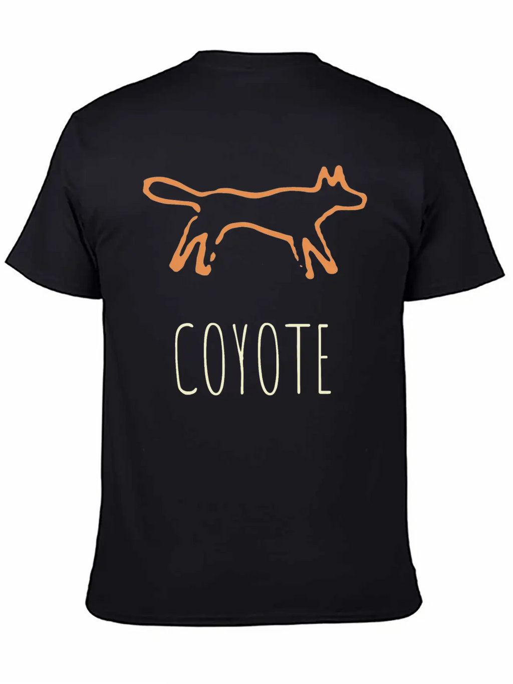 Coyote - Shamanic Sioux Totem For Protection Classic Cotton Tee – Unisex Comfort For Any Season