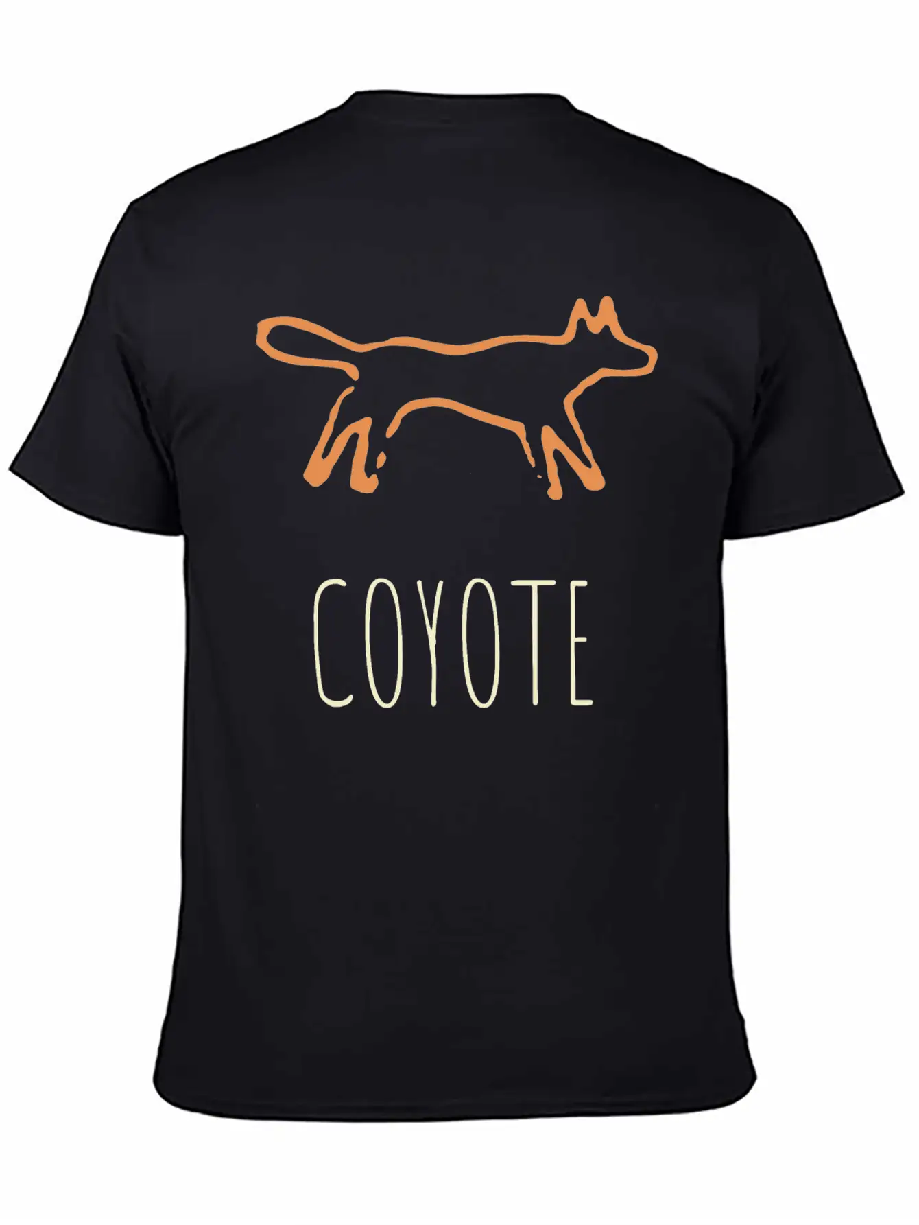 Coyote - Shamanic Sioux Totem For Protection Classic Cotton Tee – Unisex Comfort For Any Season