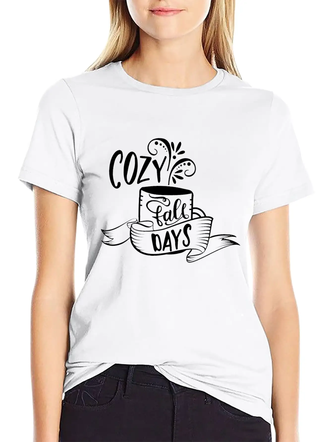 Cozy Fall Days Essential Unisex Summer Tee – Soft Cotton Casual Fit
