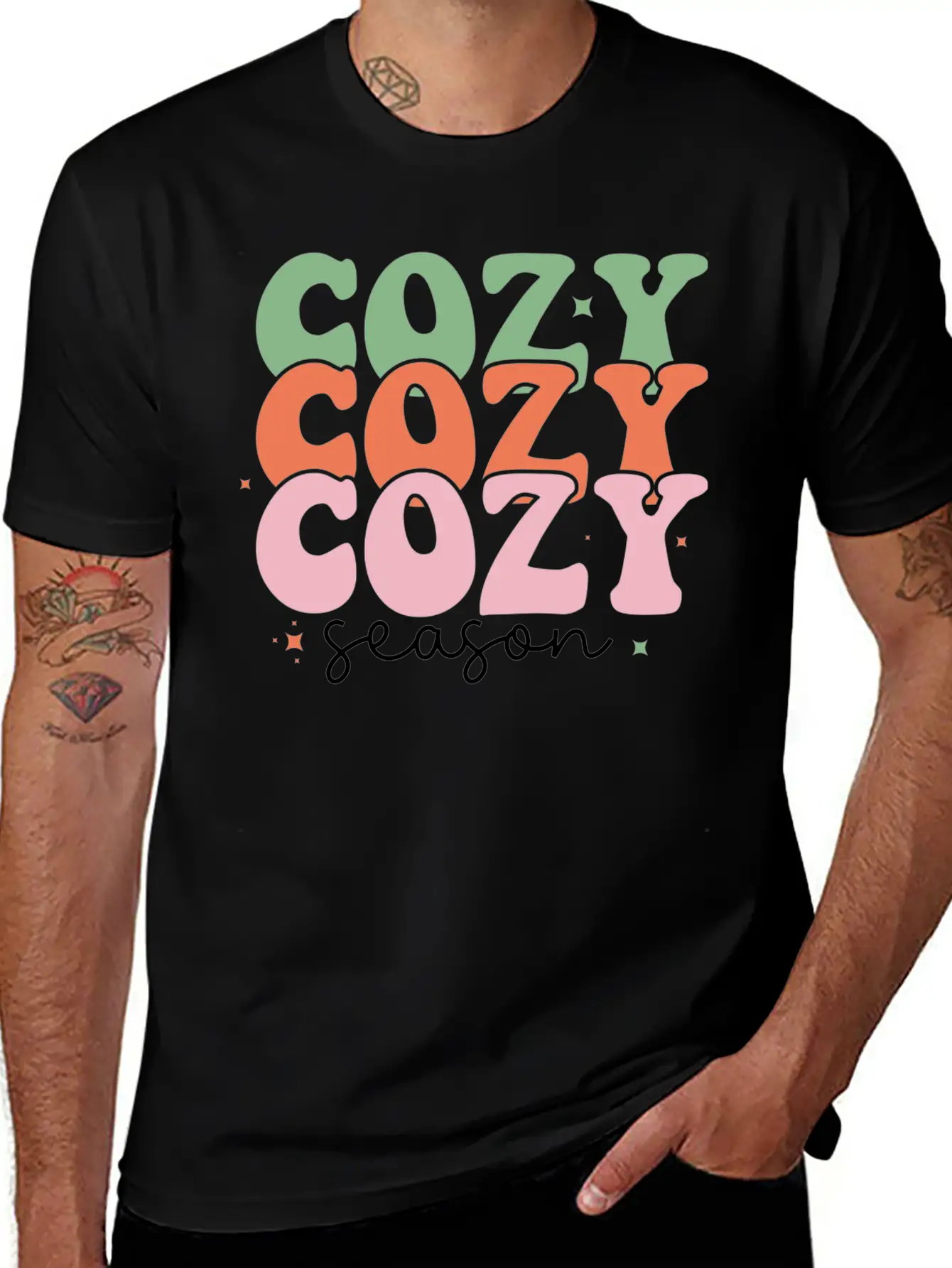 Cozy Season Christmas Timeless Short Sleeve Tee – Comfy And Minimalist Design