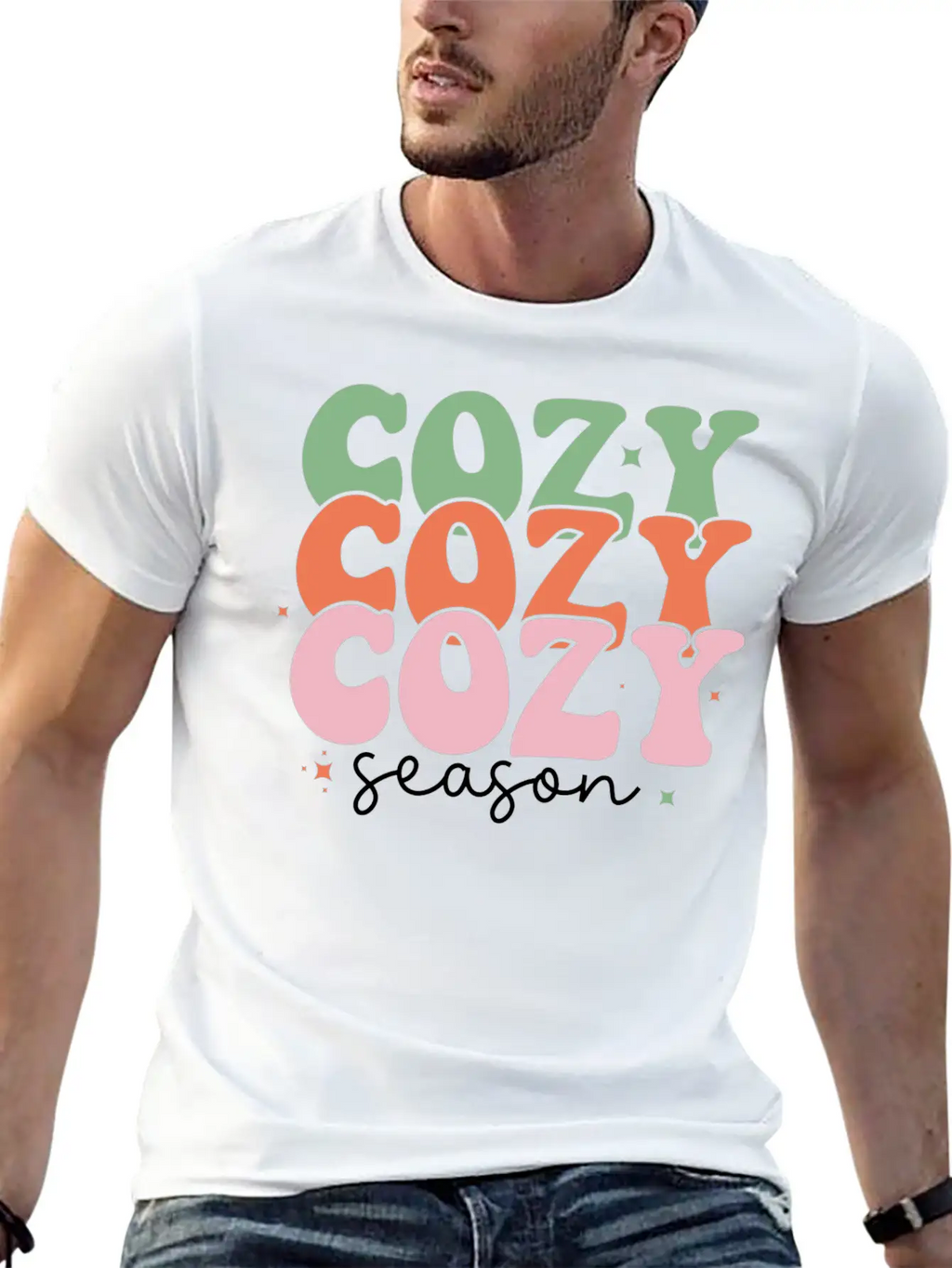 Cozy Season Christmas Timeless Short Sleeve Tee – Comfy And Minimalist Design