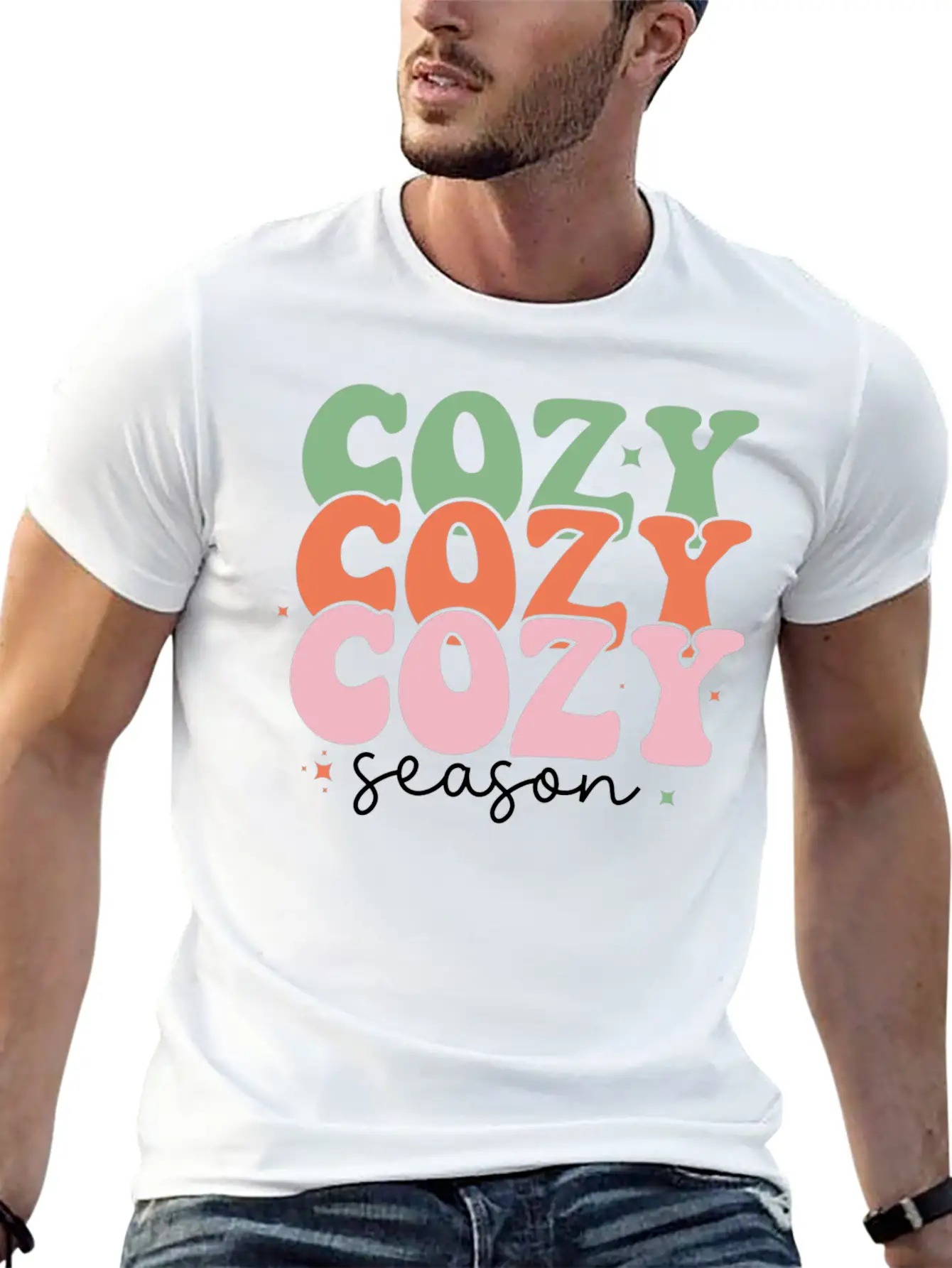 Cozy Season Christmas Timeless Short Sleeve Tee – Comfy And Minimalist Design