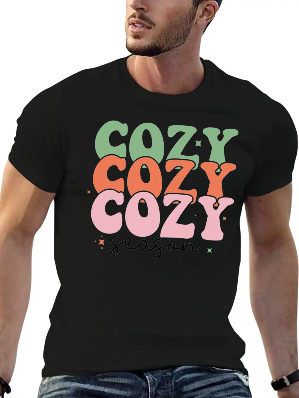 Cozy Season Christmas Timeless Short Sleeve Tee – Comfy And Minimalist Design