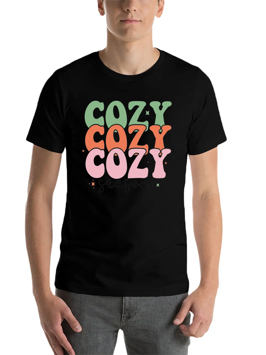 Cozy Season Christmas Timeless Short Sleeve Tee – Comfy And Minimalist Design