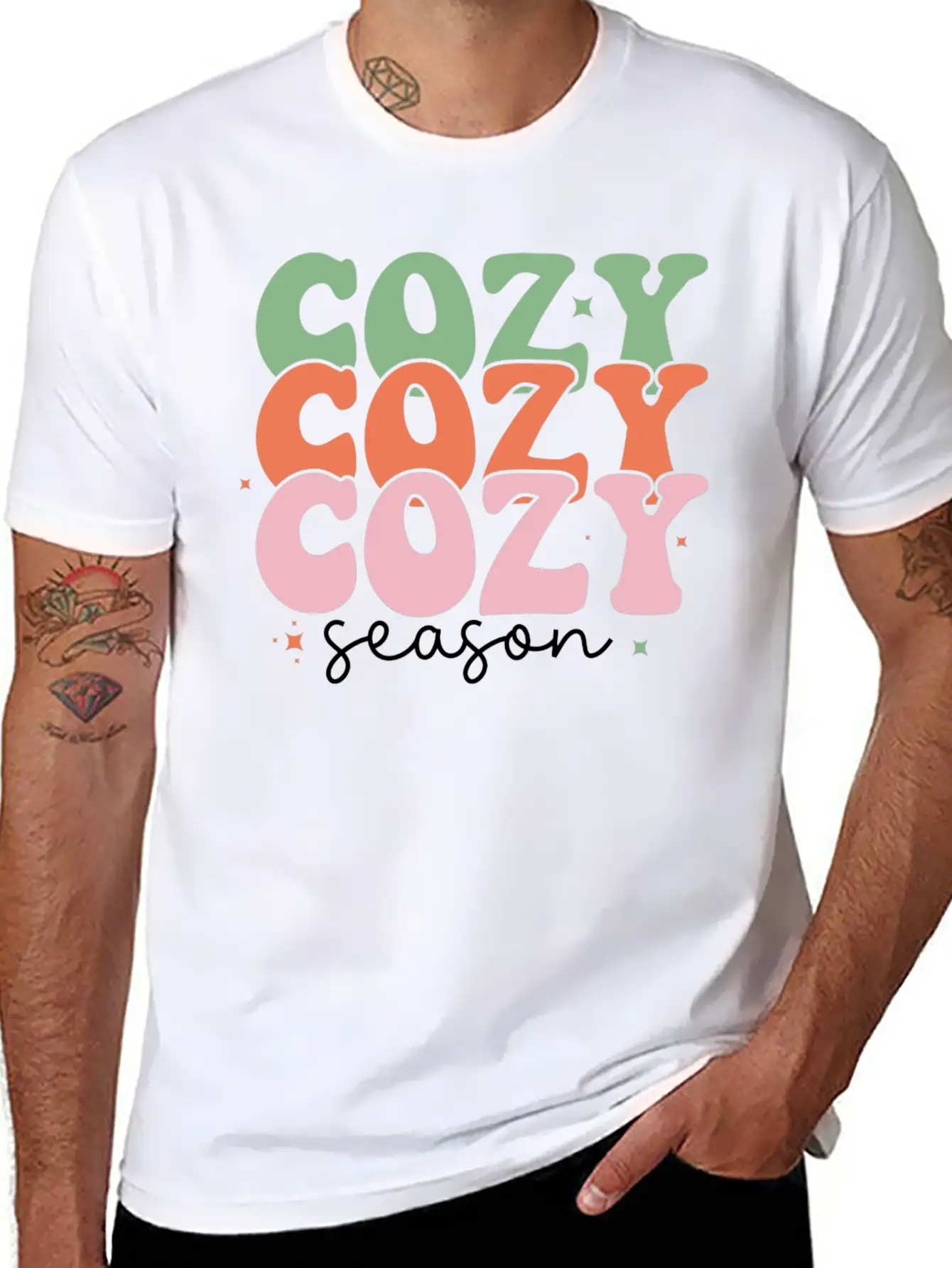 Cozy Season Christmas Timeless Short Sleeve Tee – Comfy And Minimalist Design