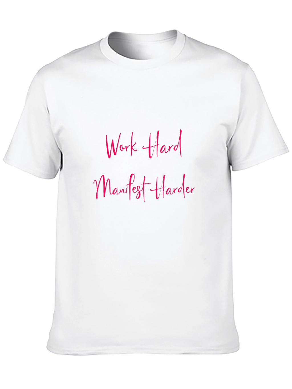 Work Hard Manifest Harder Black Graphic Tee