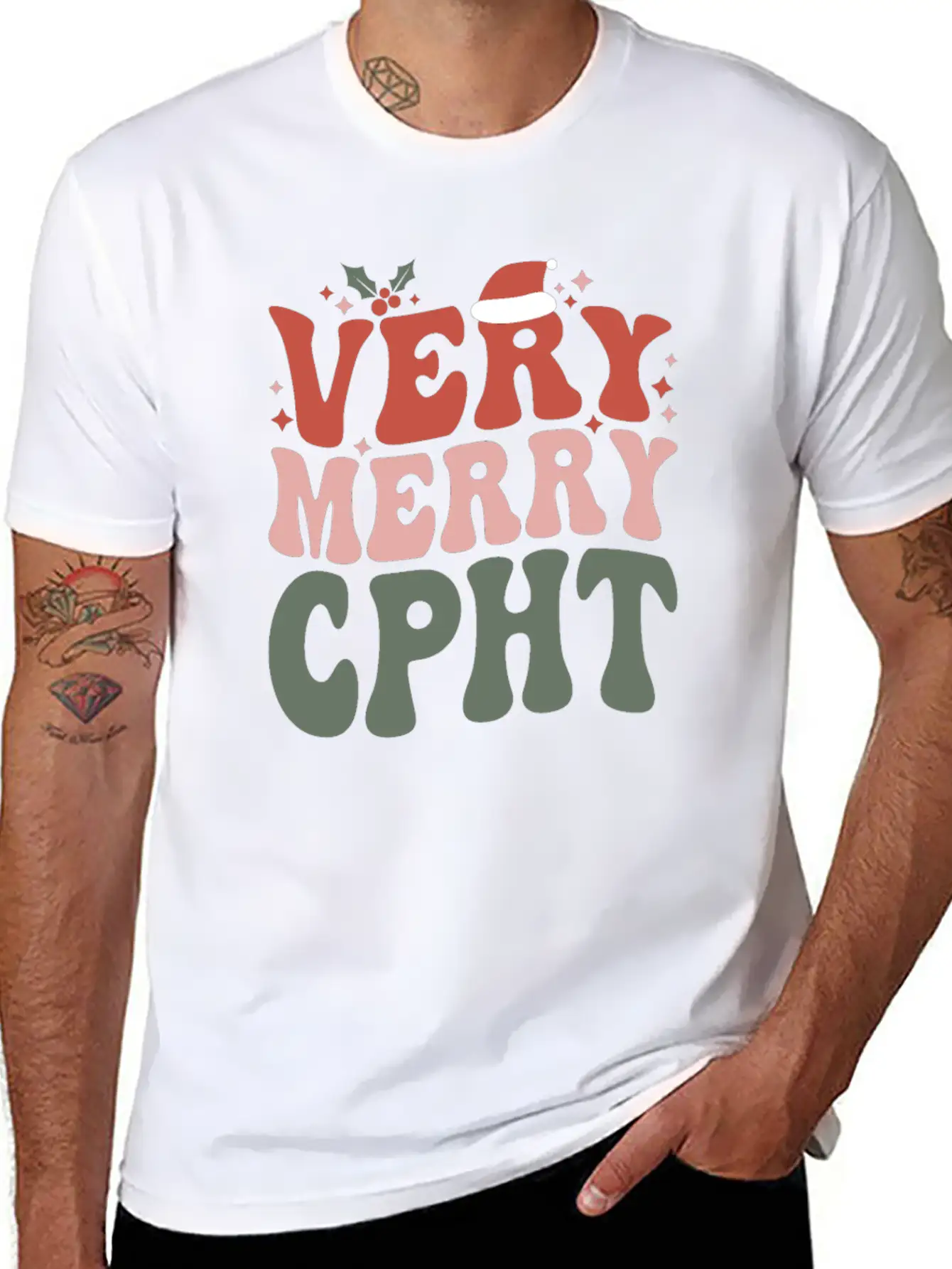 CPhT Christmas Certified Pharmacy Technician Xmas Classic Cotton Tee – Unisex Comfort For Any Season