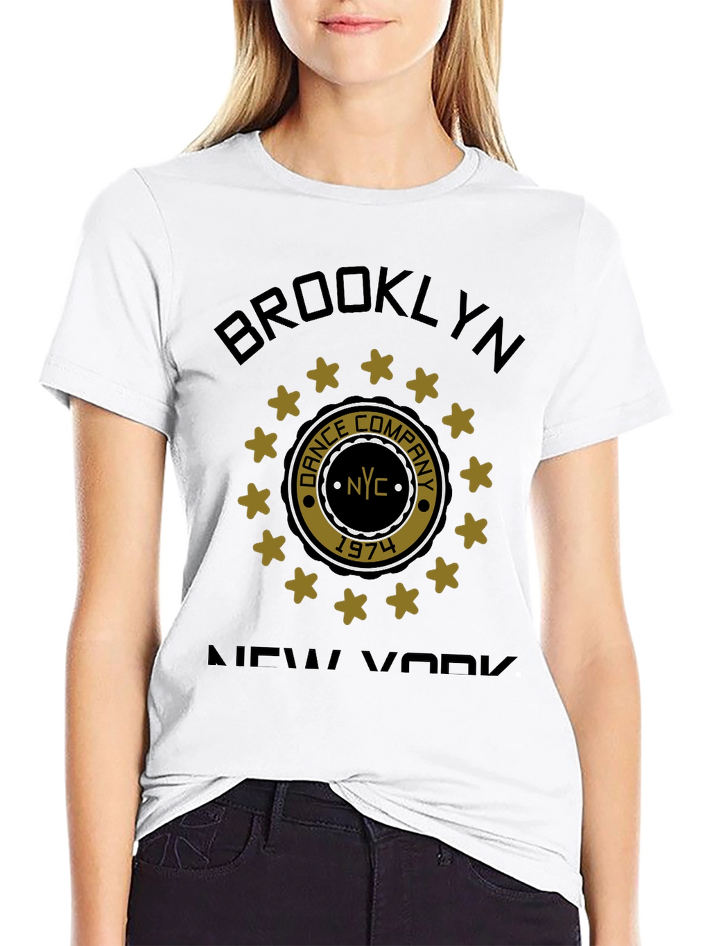 Brooklyn Dance Company Black Graphic Tee
