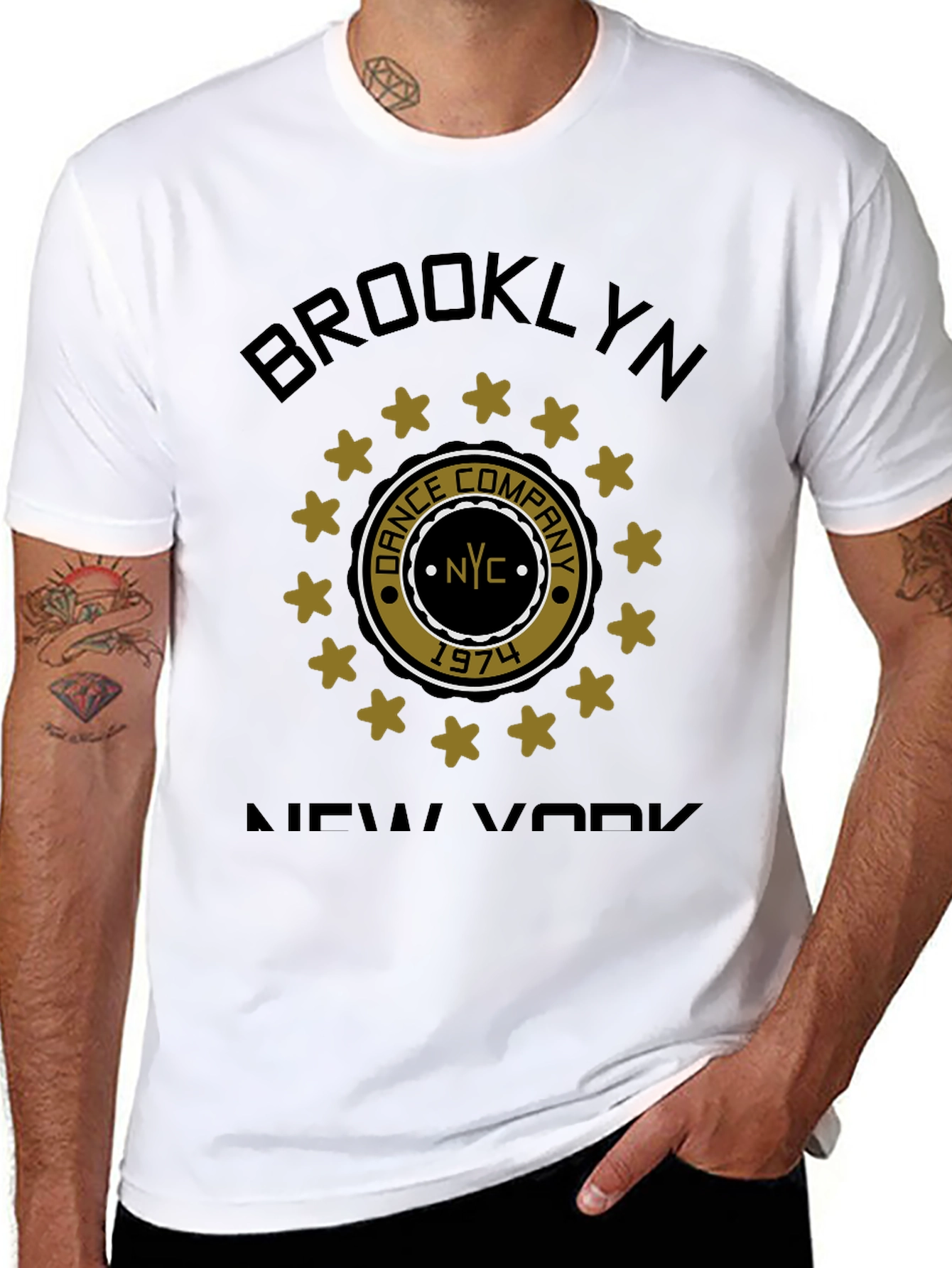 Brooklyn Dance Company Black Graphic Tee