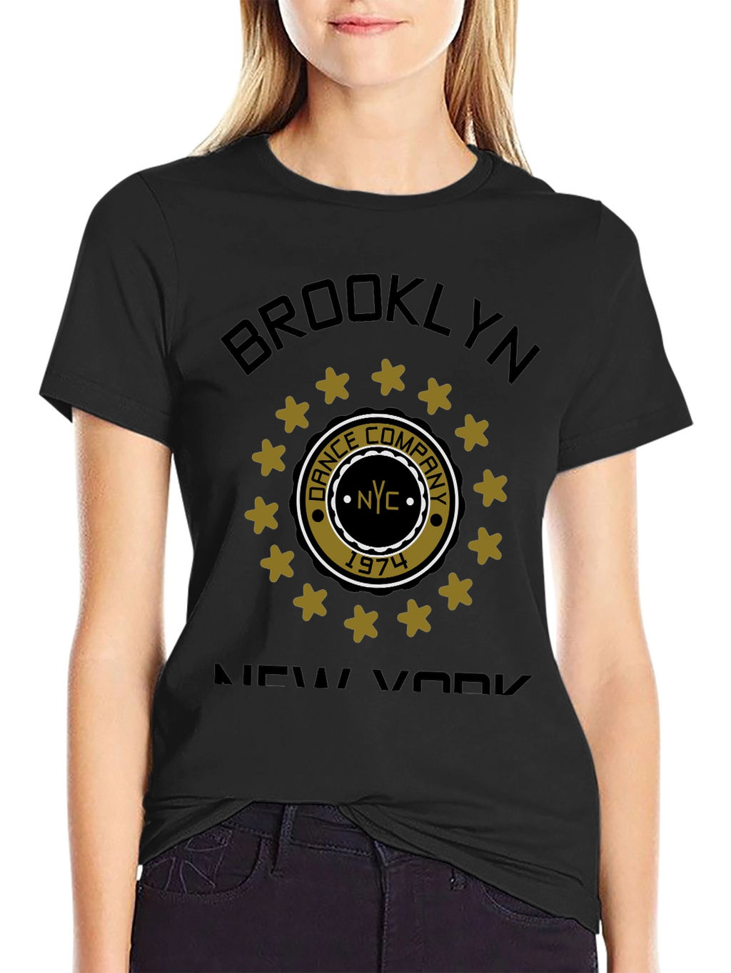 Brooklyn Dance Company Black Graphic Tee