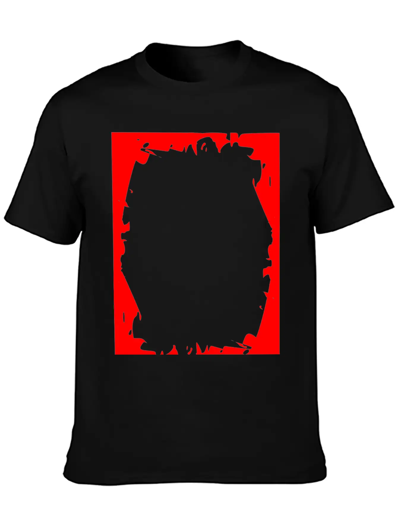 Crash Frame Red Essential Cotton Tee For Daily Outfits – Unisex Style