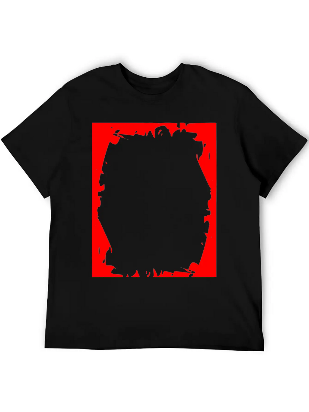 Crash Frame Red Essential Cotton Tee For Daily Outfits – Unisex Style