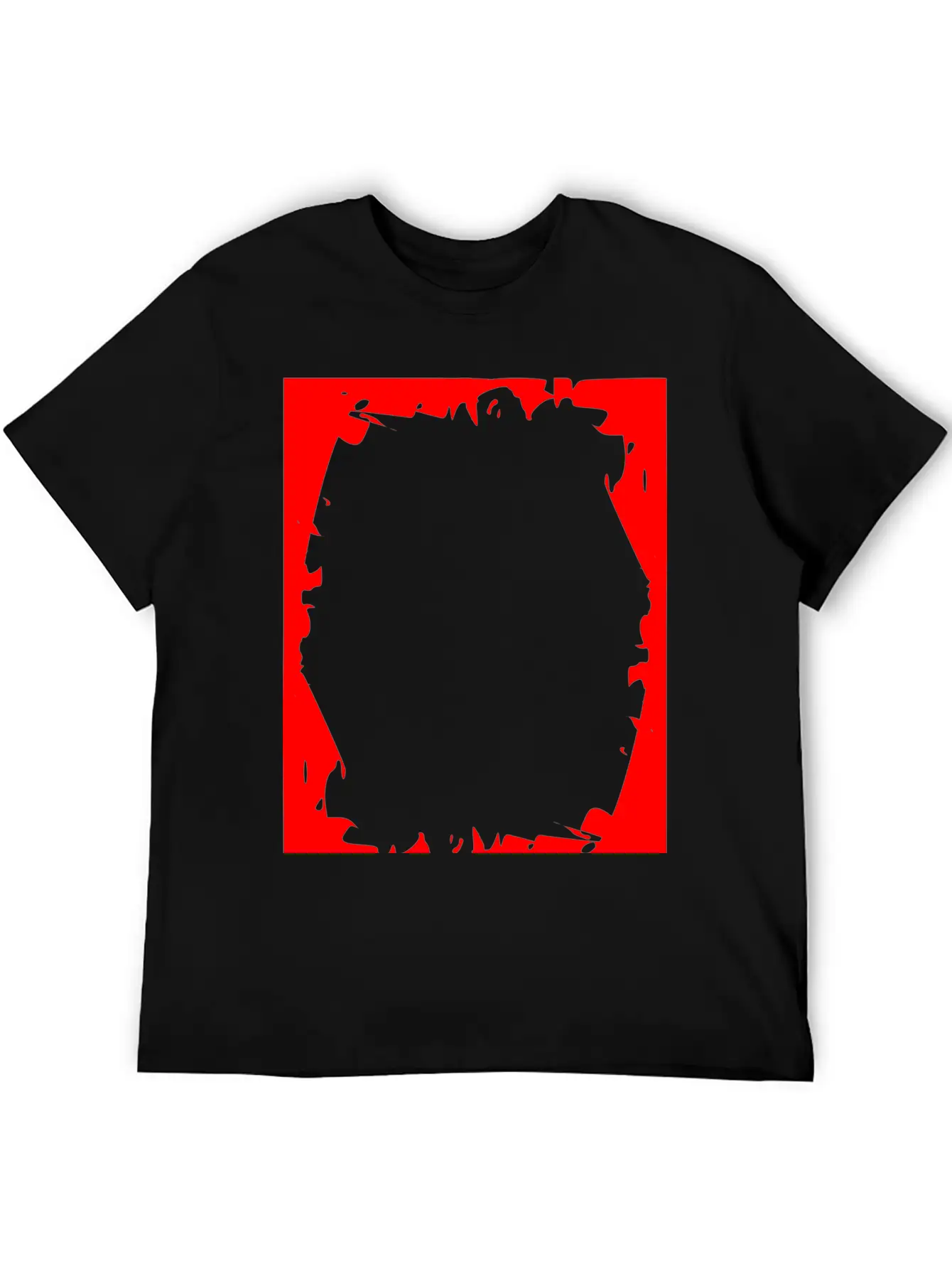 Crash Frame Red Essential Cotton Tee For Daily Outfits – Unisex Style