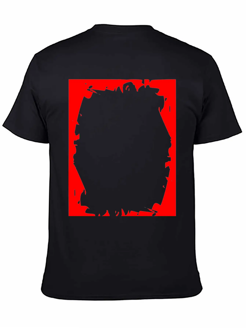 Crash Frame Red Essential Cotton Tee For Daily Outfits – Unisex Style