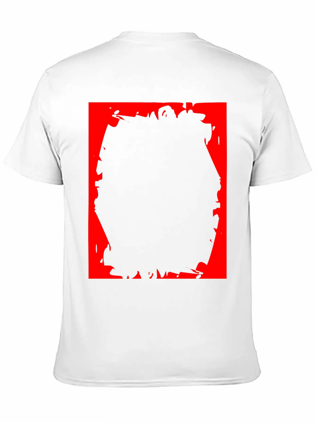 Crash Frame Red Essential Cotton Tee For Daily Outfits – Unisex Style