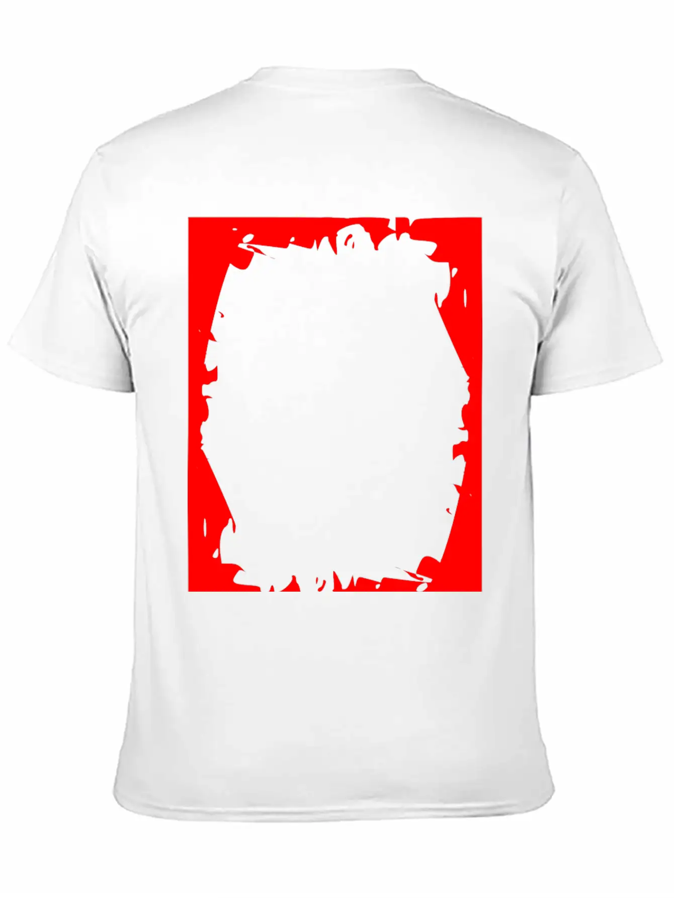 Crash Frame Red Essential Cotton Tee For Daily Outfits – Unisex Style