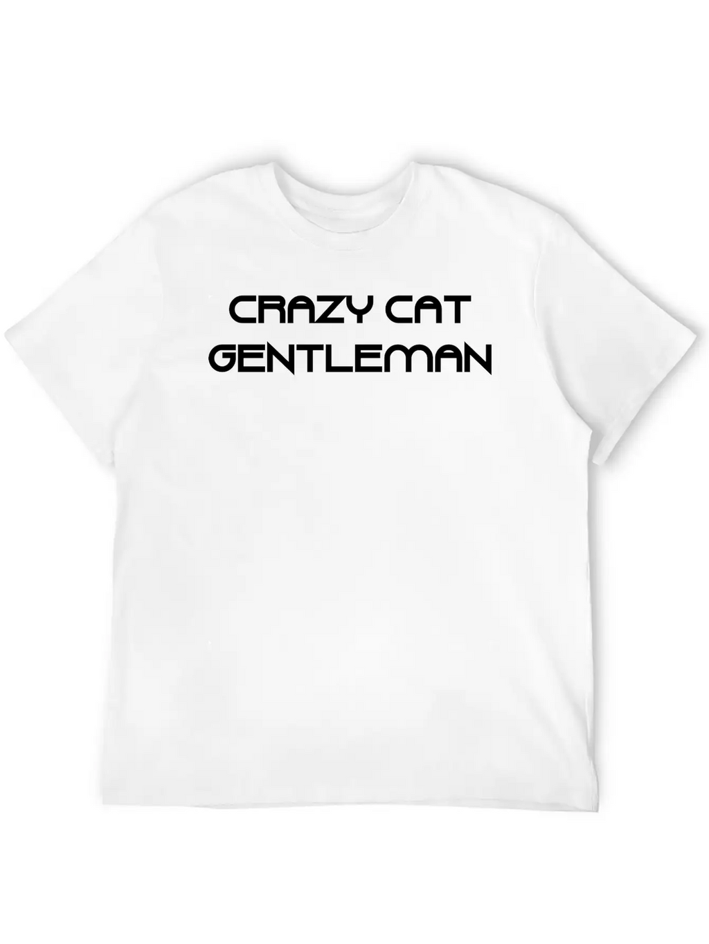 Crazy Cat Gentleman Unisex Casual T-Shirt – Clean Design For Daily Comfort