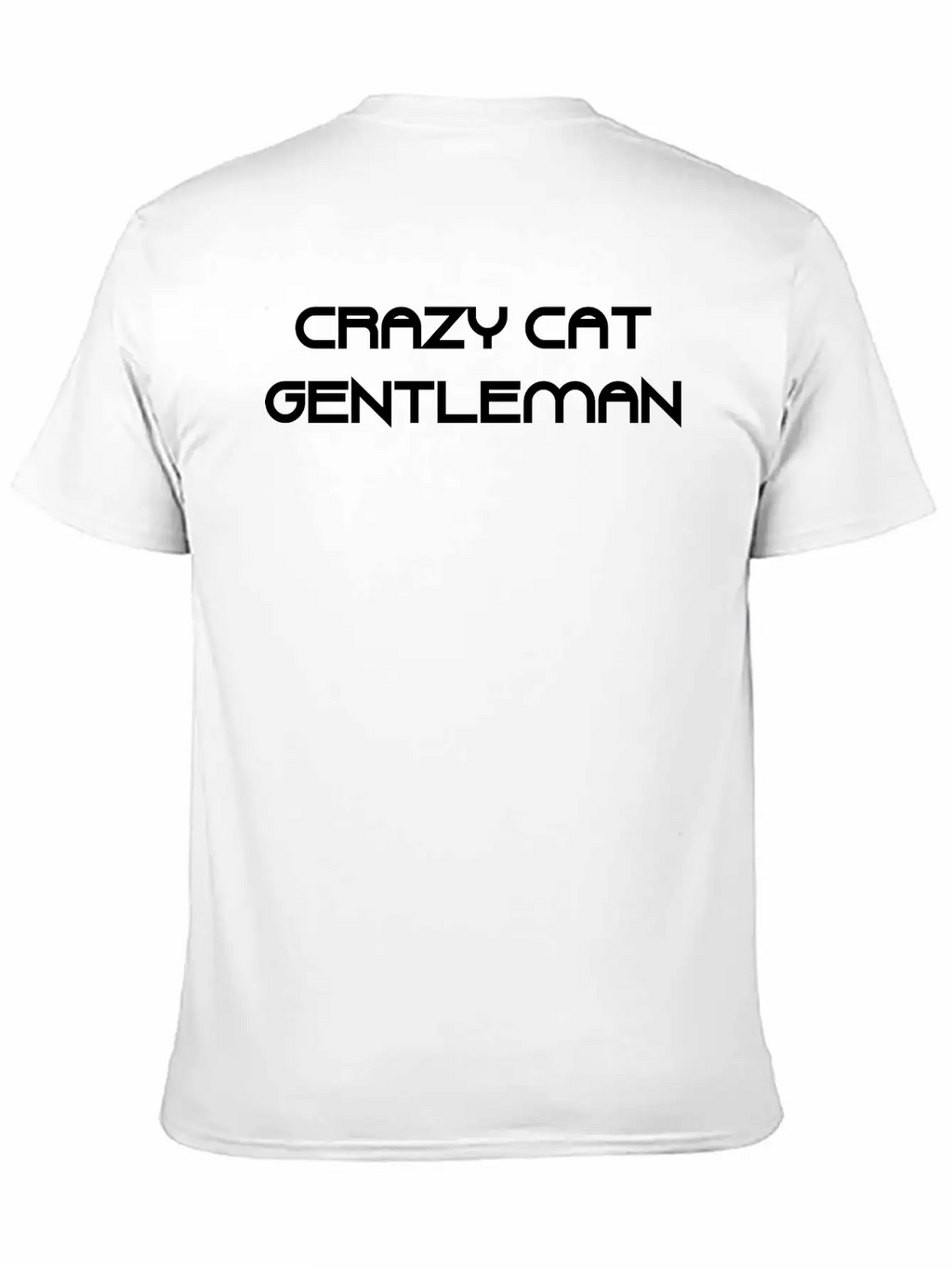 Crazy Cat Gentleman Unisex Casual T-Shirt – Clean Design For Daily Comfort
