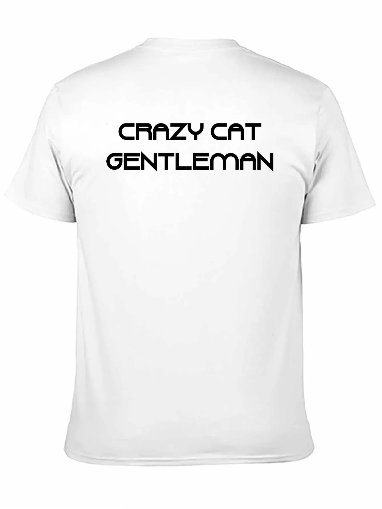 Crazy Cat Gentleman Unisex Casual T-Shirt – Clean Design For Daily Comfort
