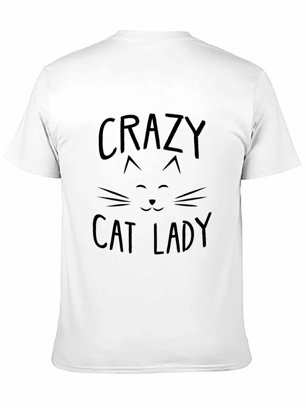 CRAZY CAT LADY Essential Cotton Tee For Daily Outfits – Unisex Style