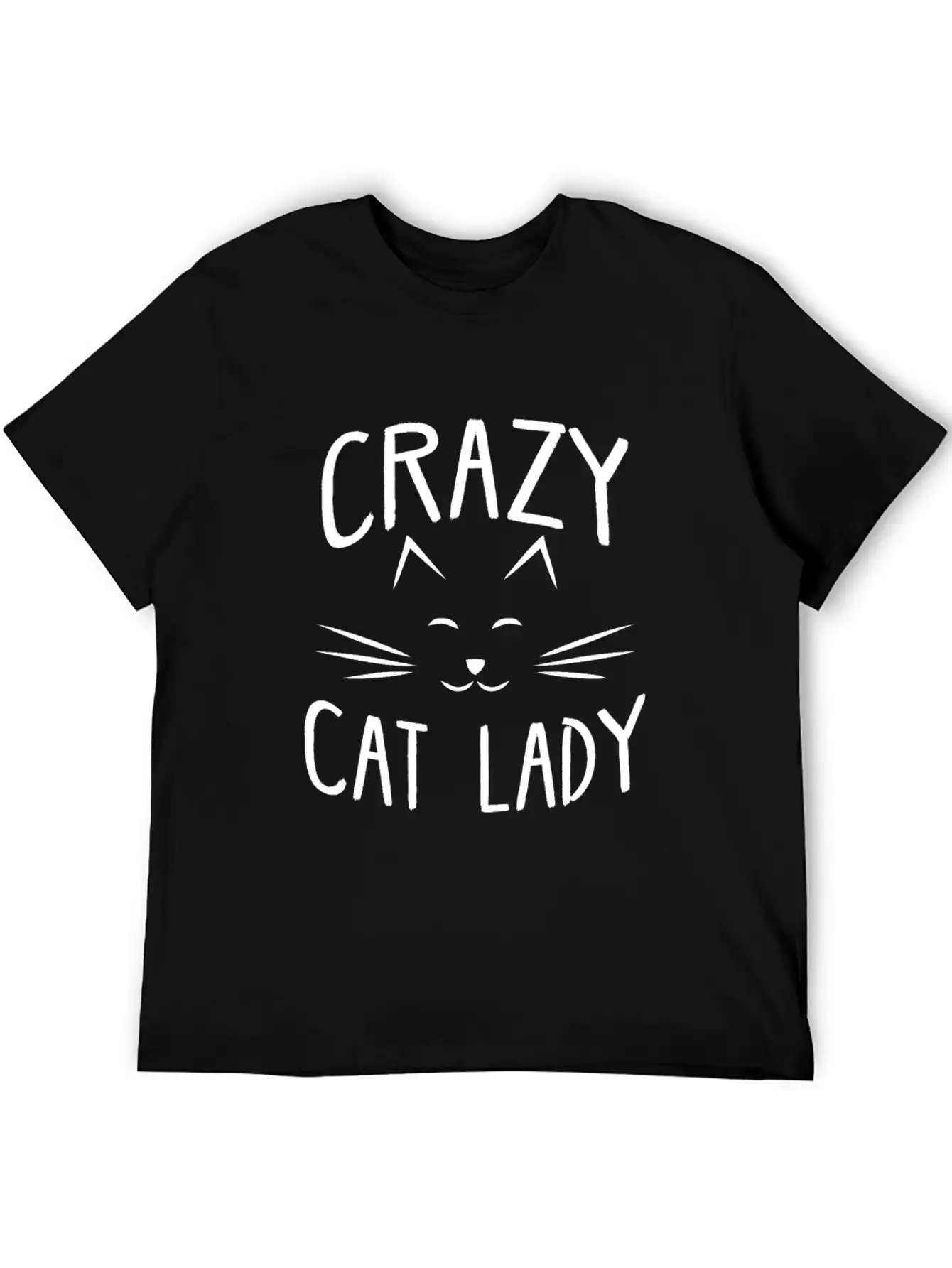 CRAZY CAT LADY Essential Cotton Tee For Daily Outfits – Unisex Style