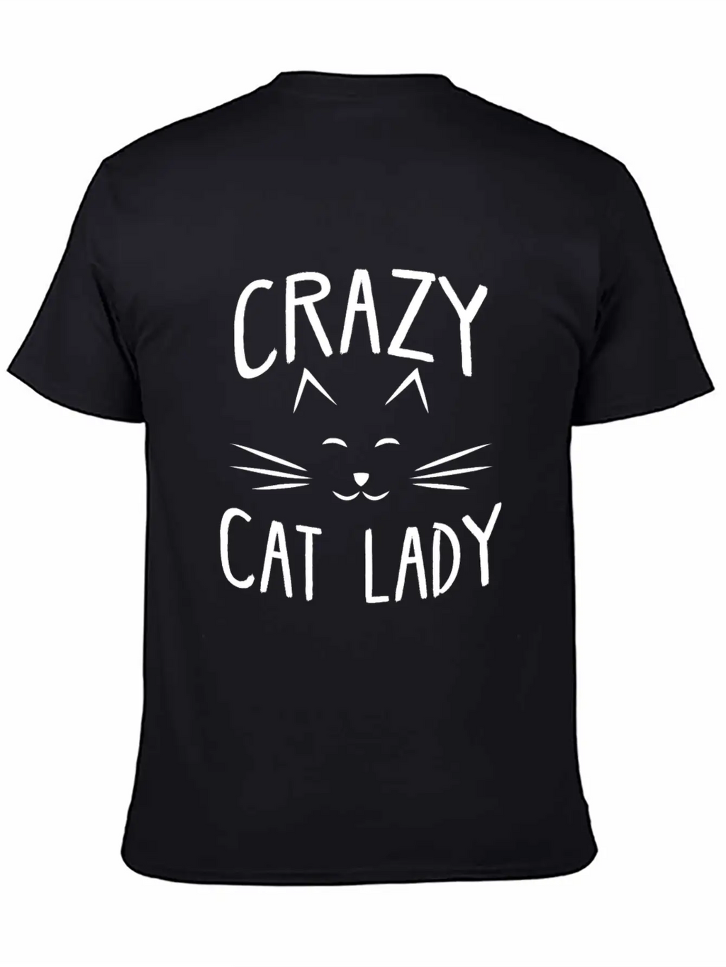 CRAZY CAT LADY Essential Cotton Tee For Daily Outfits – Unisex Style