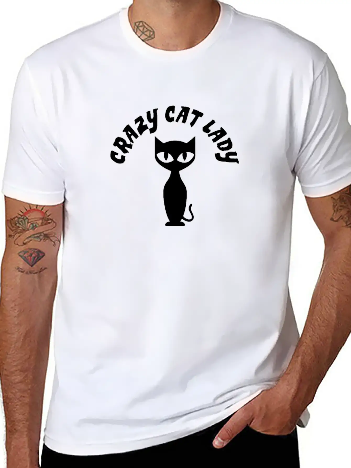 Crazy Cat Lady Unisex Casual T-Shirt – Clean Design For Daily Comfort