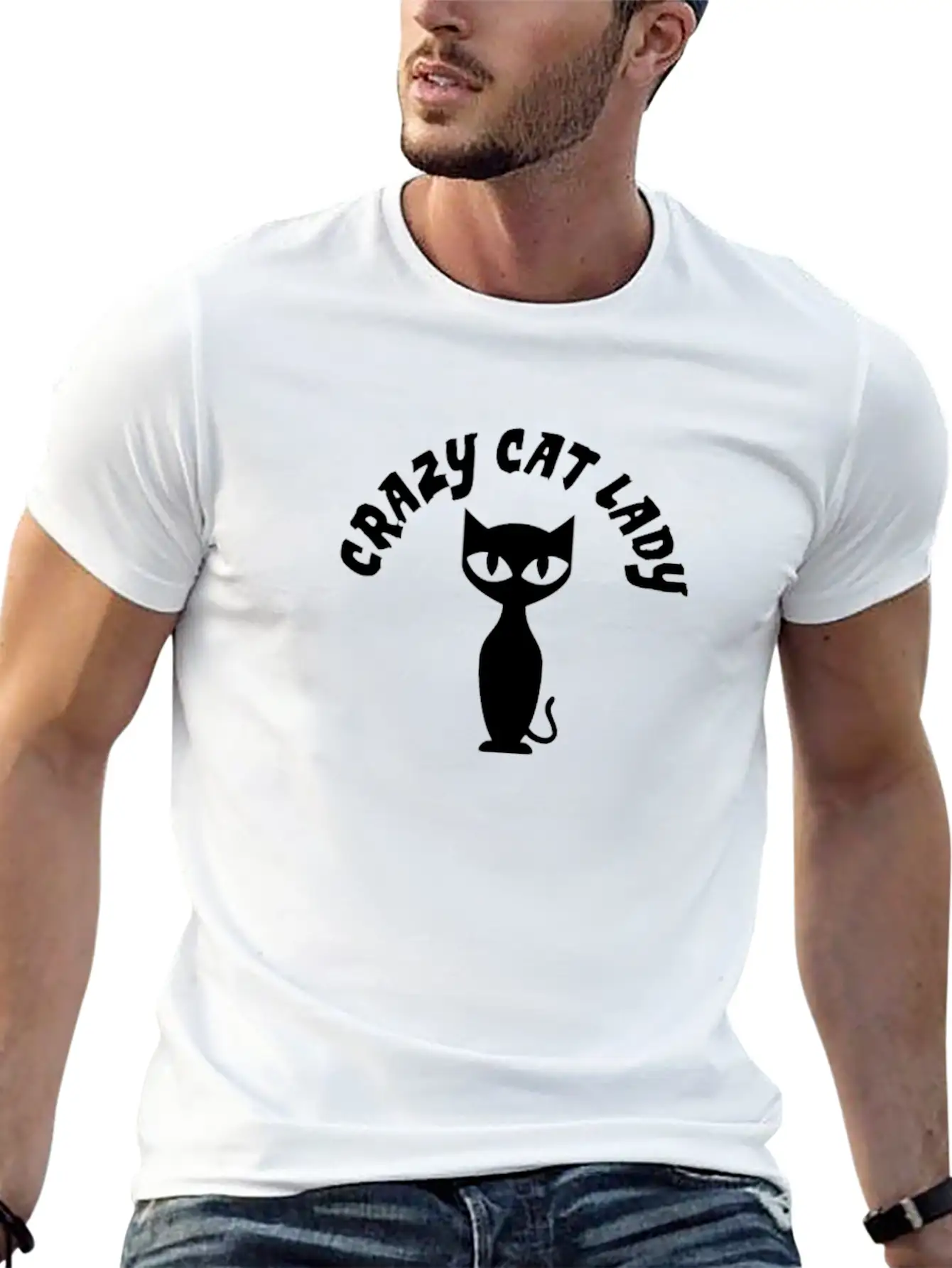 Crazy Cat Lady Unisex Casual T-Shirt – Clean Design For Daily Comfort