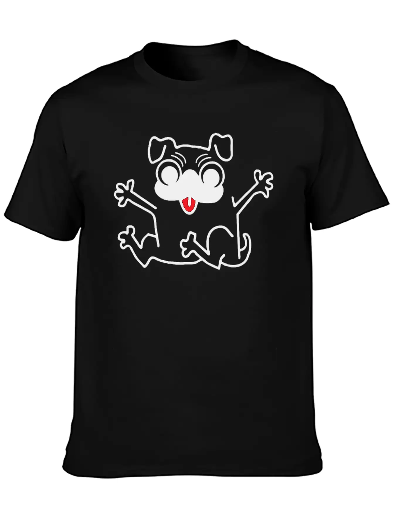 Crazy Dog Relaxed Everyday Tee – Lightweight And Durable Cotton