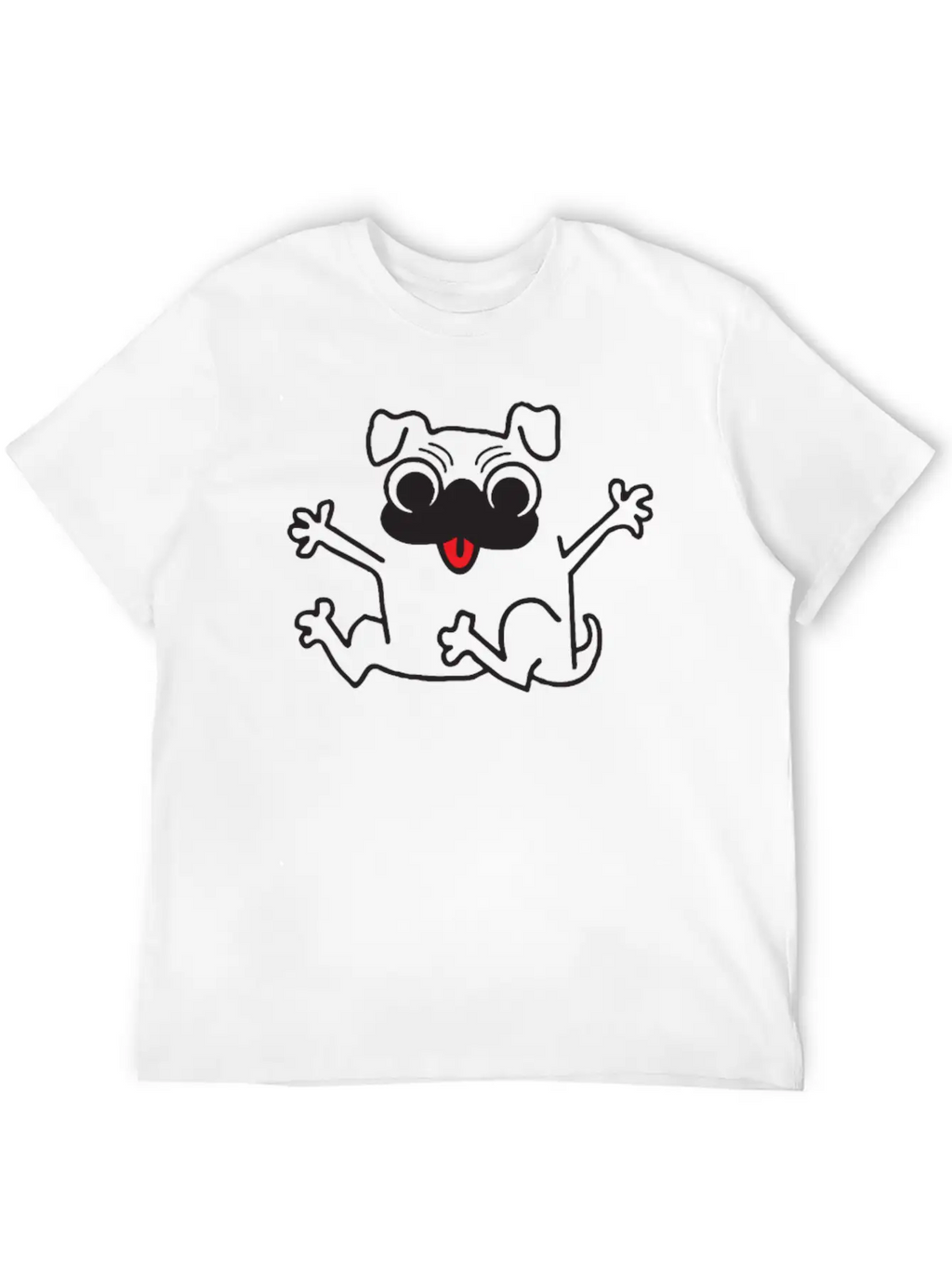 Crazy Dog Relaxed Everyday Tee – Lightweight And Durable Cotton