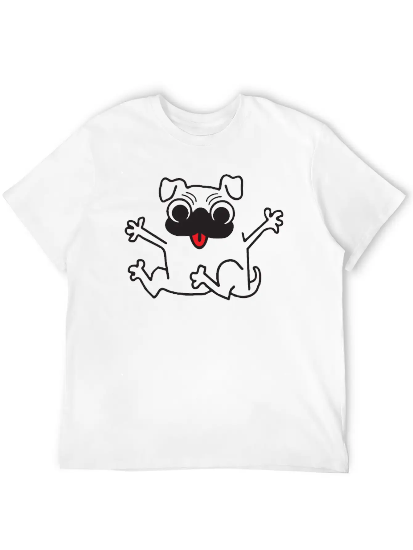Crazy Dog Relaxed Everyday Tee – Lightweight And Durable Cotton