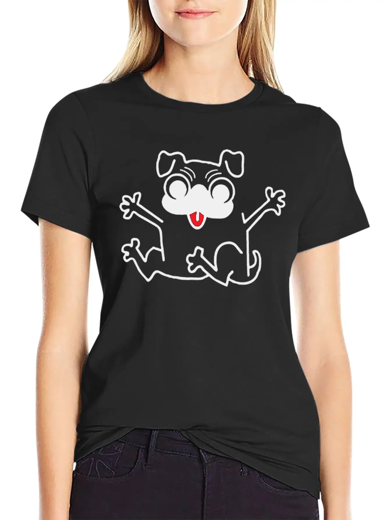 Crazy Dog Relaxed Everyday Tee – Lightweight And Durable Cotton