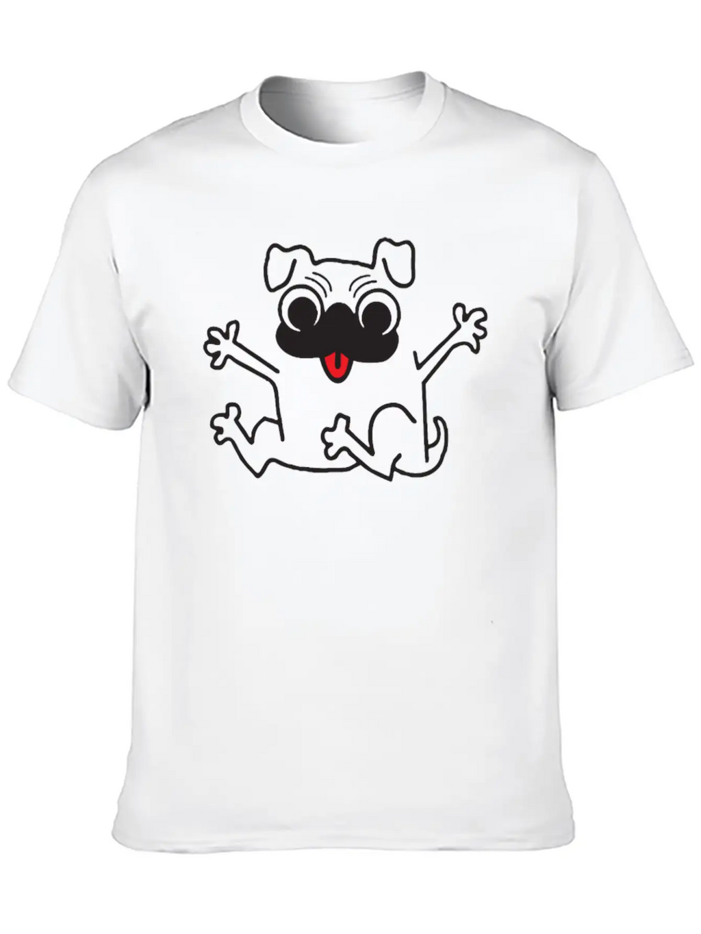Crazy Dog Relaxed Everyday Tee – Lightweight And Durable Cotton