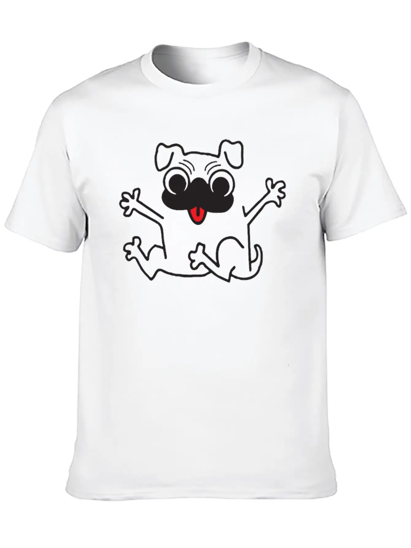 Crazy Dog Relaxed Everyday Tee – Lightweight And Durable Cotton