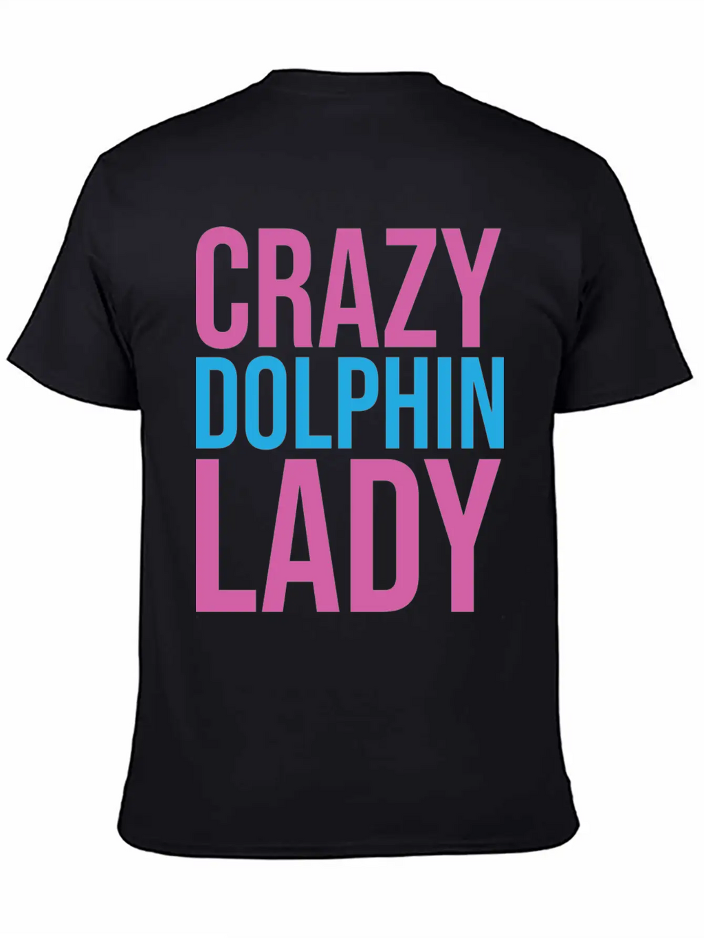 CRAZY DOLPHIN LADY Timeless Short Sleeve Tee – Comfy And Minimalist Design