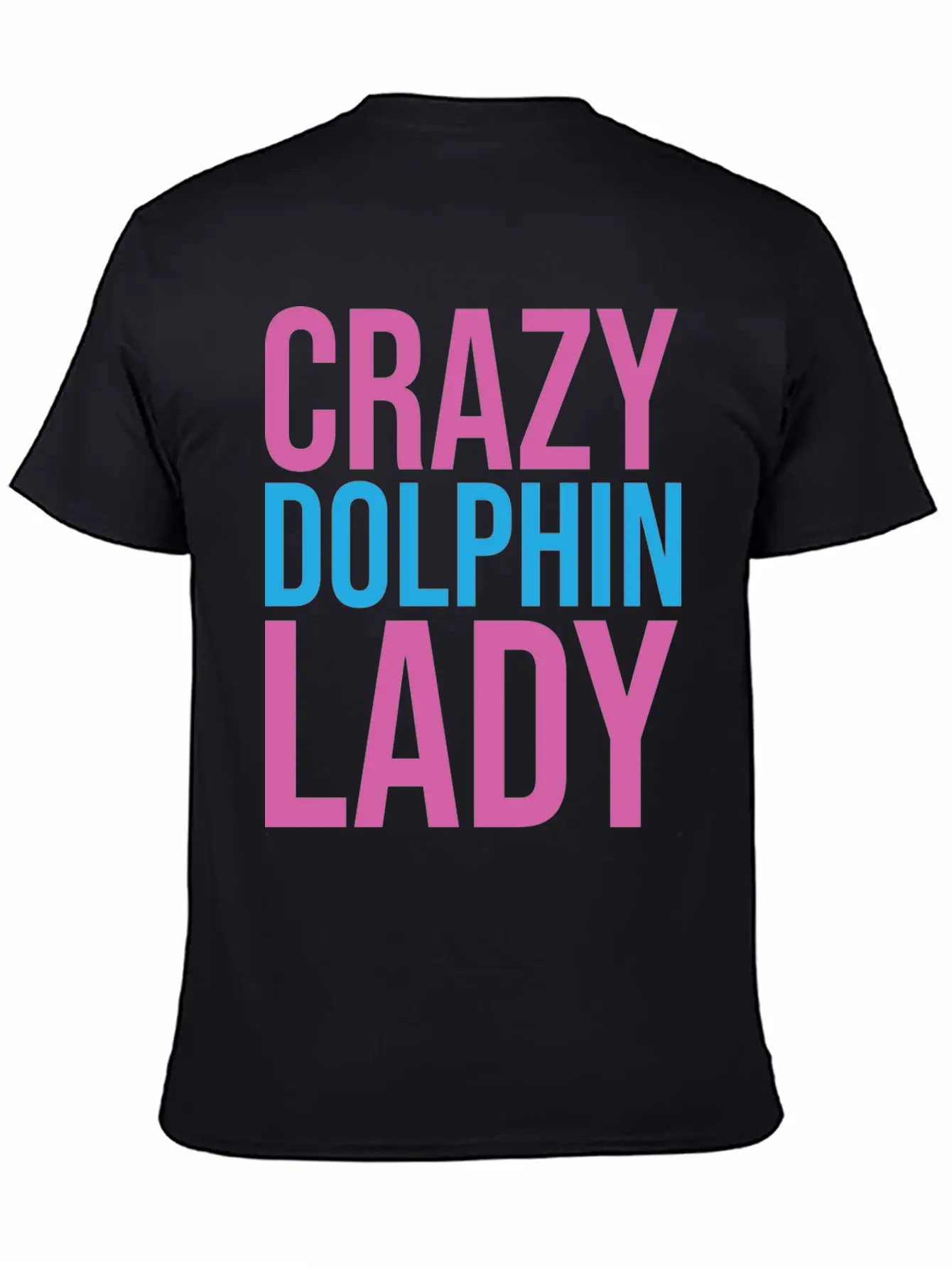 CRAZY DOLPHIN LADY Timeless Short Sleeve Tee – Comfy And Minimalist Design