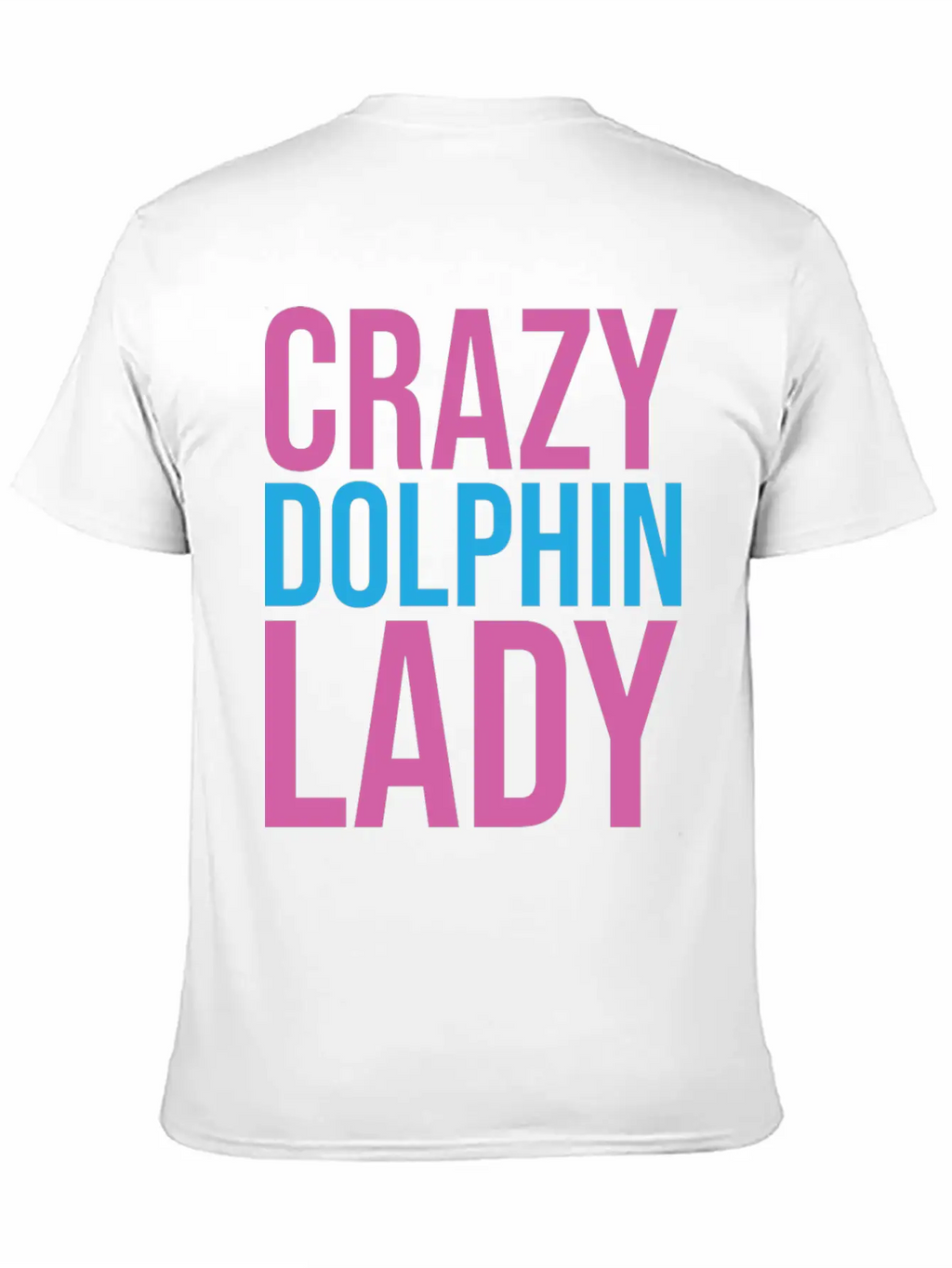 CRAZY DOLPHIN LADY Timeless Short Sleeve Tee – Comfy And Minimalist Design