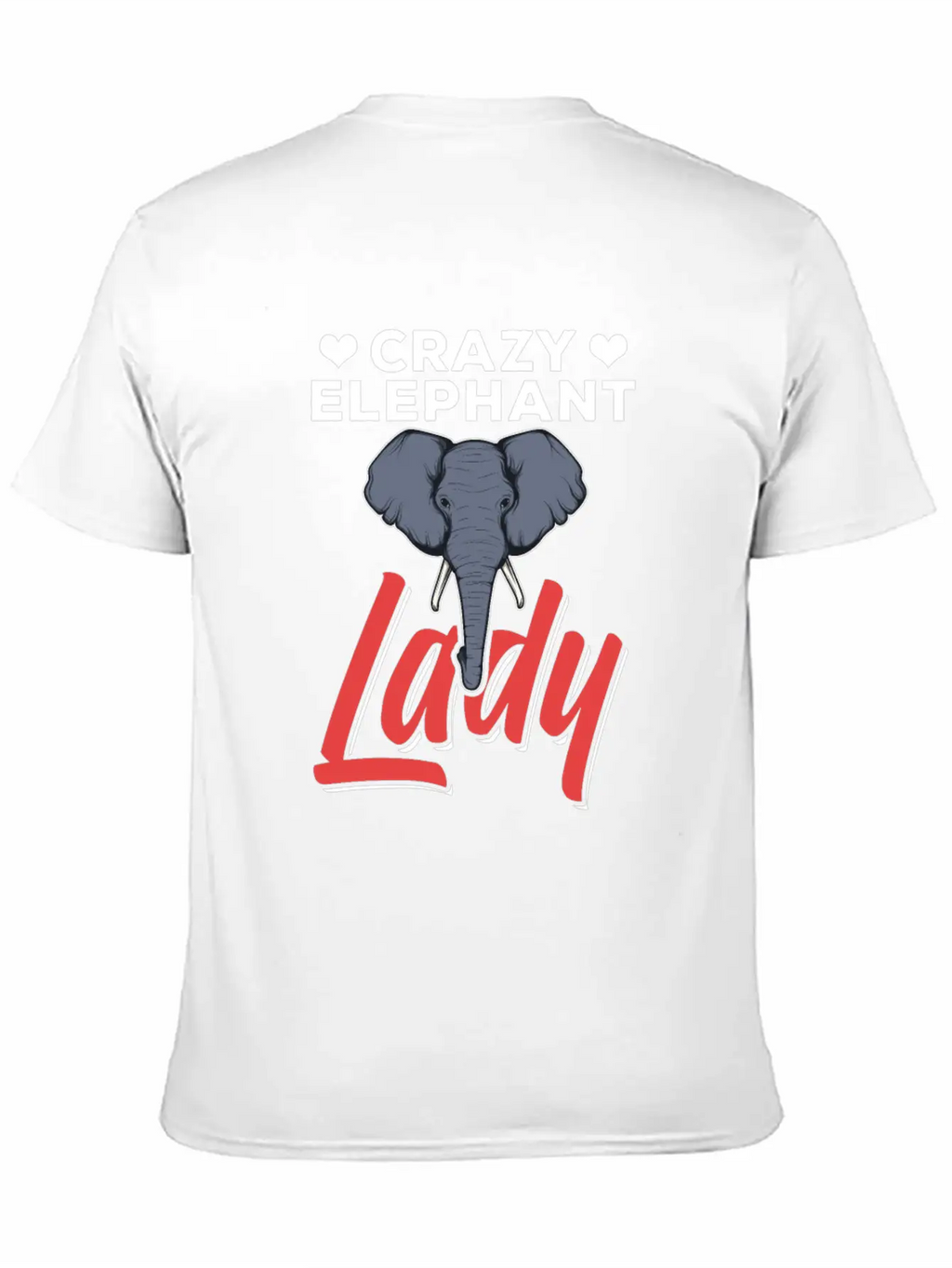 Crazy Elephant Lady Elephant Enthusiast Unisex Casual T-Shirt – Clean Design For Daily Comfort