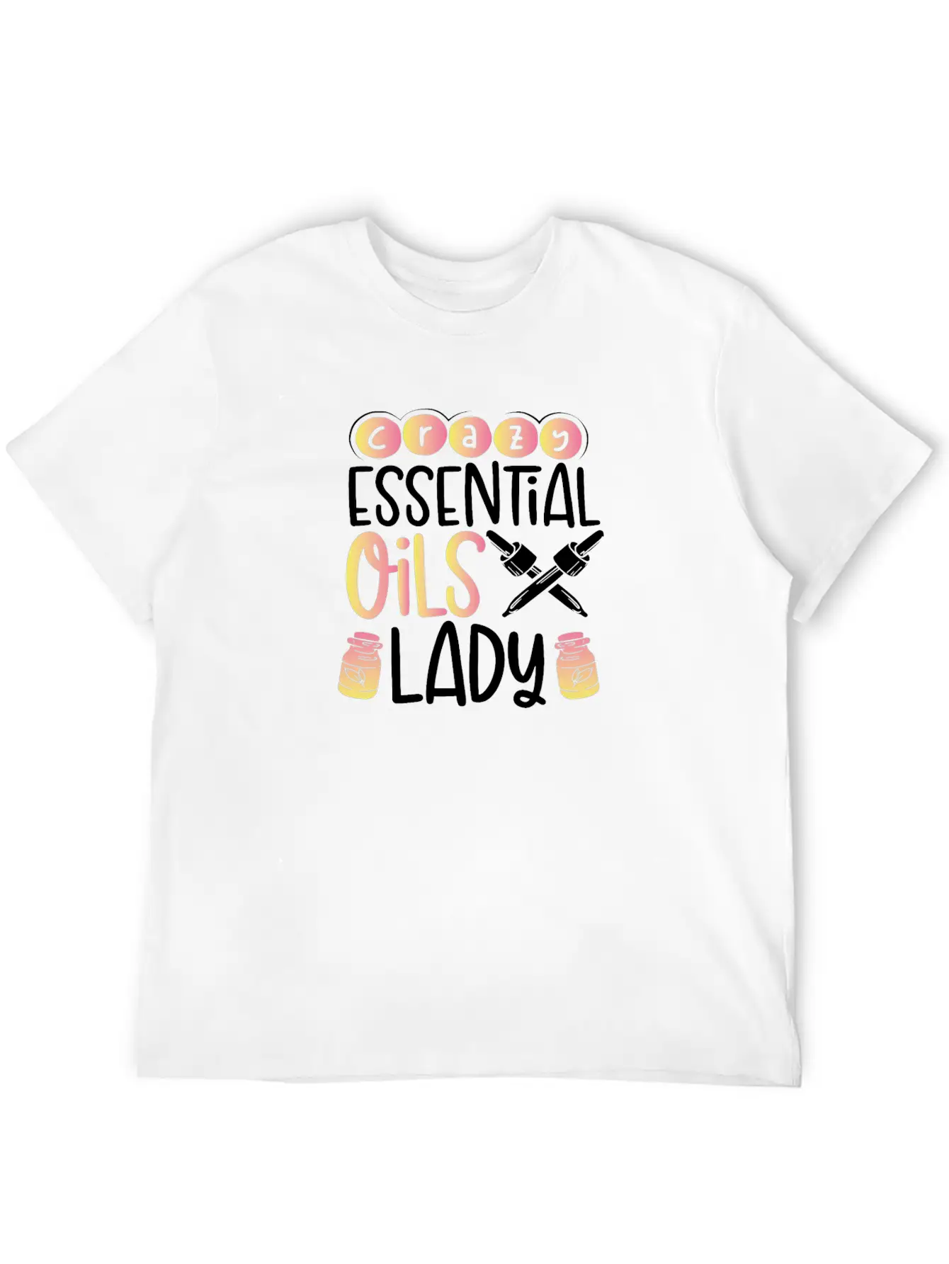 Crazy Essential Oils Lady Gift Essential Oils Relaxed Everyday Tee – Lightweight And Durable Cotton