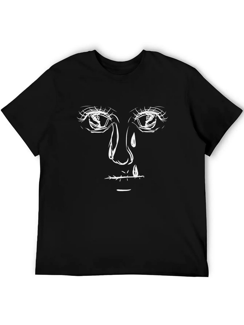 Crazy Eyes Sad Timeless Short Sleeve Tee – Comfy And Minimalist Design