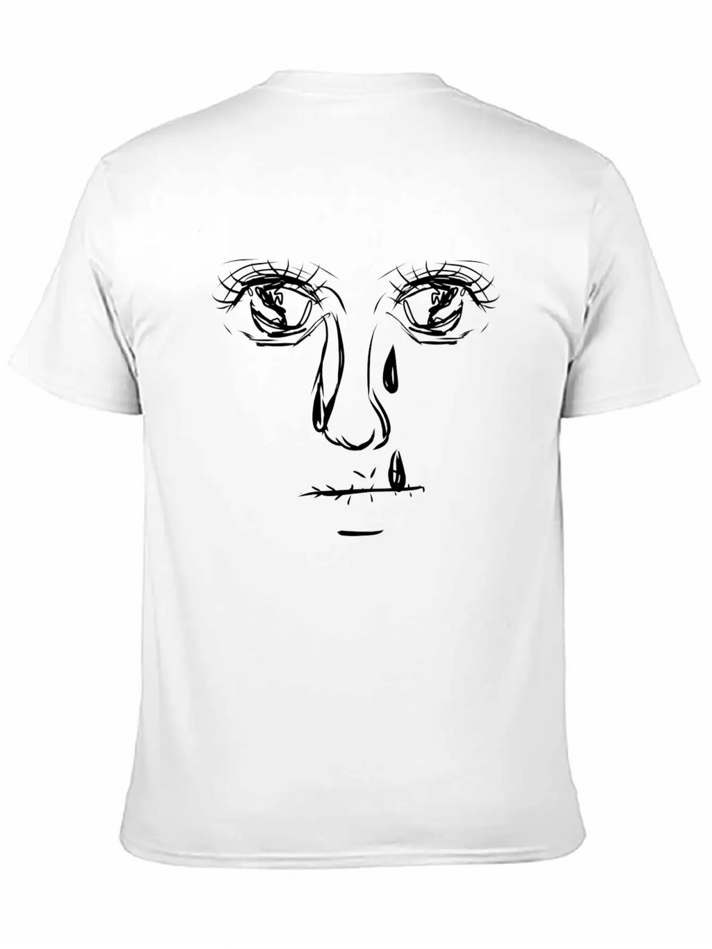 Crazy Eyes Sad Timeless Short Sleeve Tee – Comfy And Minimalist Design